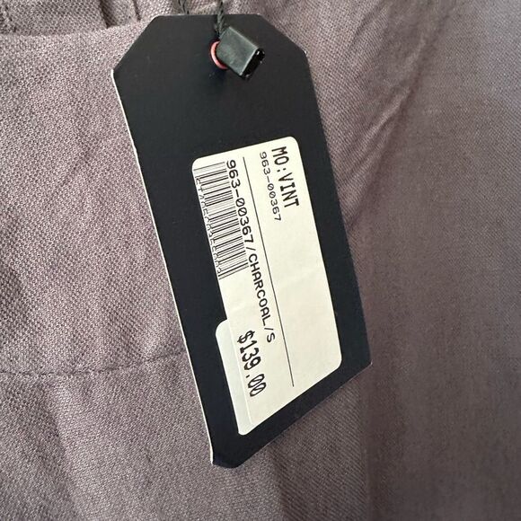 Mo: Vint New York Charcoal Jumpsuit Linen Blend Small - Picture 3 of 4